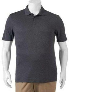 Mens Golf Polo FILA Gray Sport 2XB Big Dry-Fit Short Sleeve Athletic Shirt